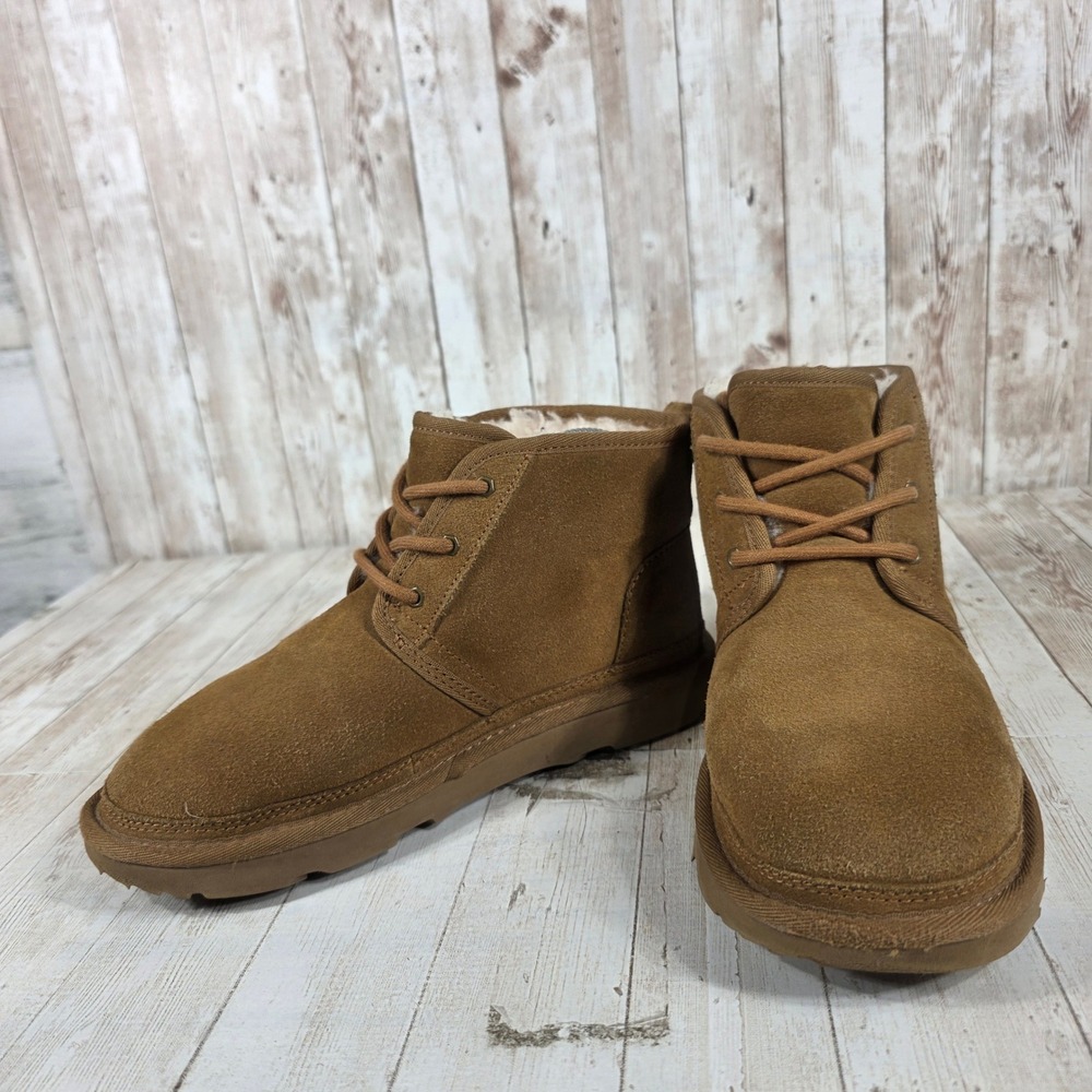 UGG Neumel Chestnut Suede Lace Up Ankle Boots 1017320K Women - Picture 5 of 8